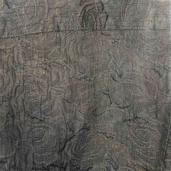 Chico's Blazer Jacket Size 4 Floral Roses Brown on Brown Vintage Career Classic - Picture 4 of 13